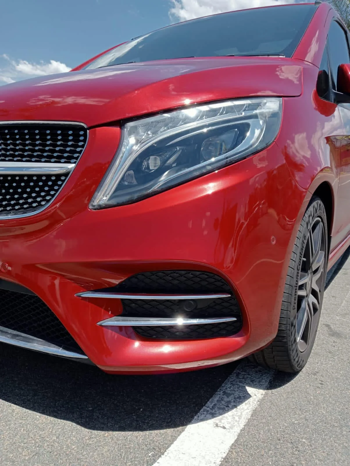 Mercedes-Benz V-Class after paint repair