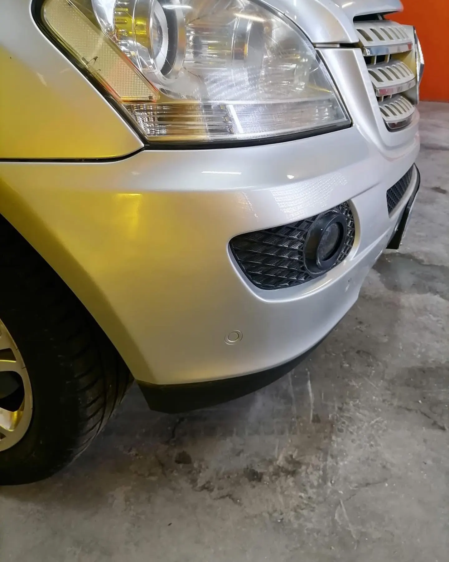 Mercedes-Benz SUV after repair